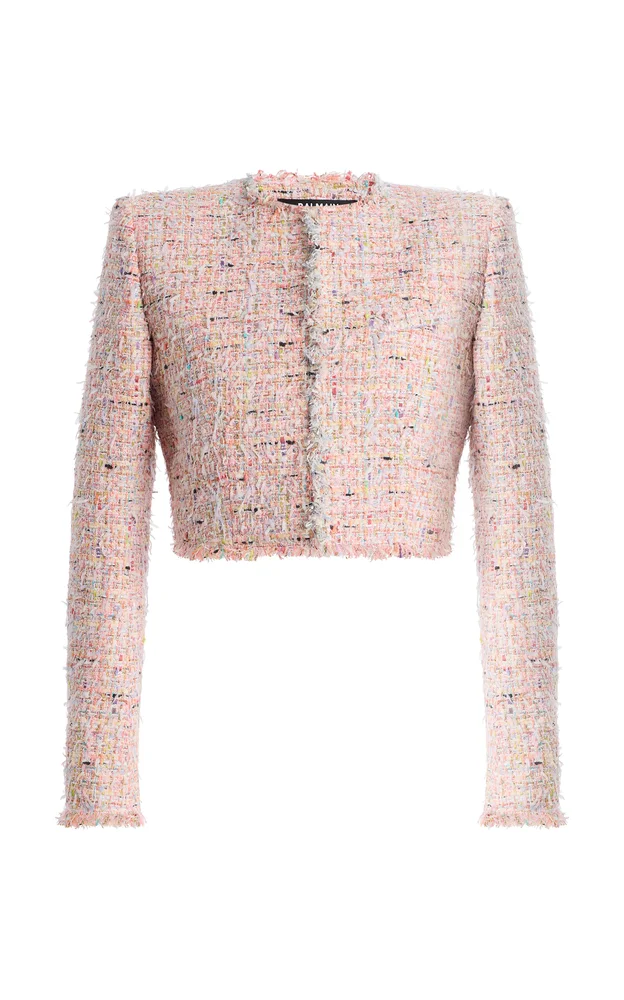 Tweed Cropped Spencer Jacket