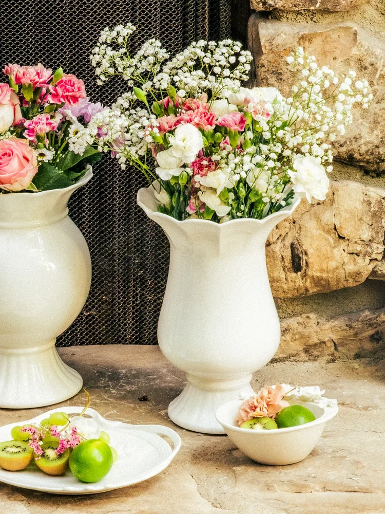 Moonwhite Bell Vase