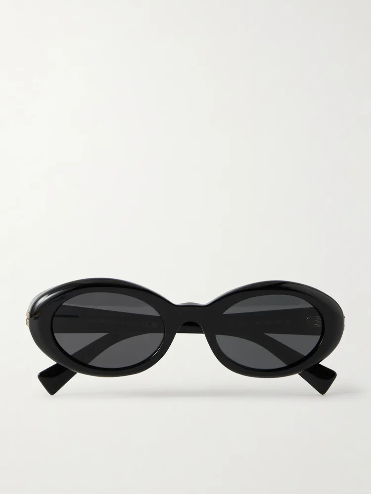 Miu Miu Square-Frame Acetate Sunglasses in Black