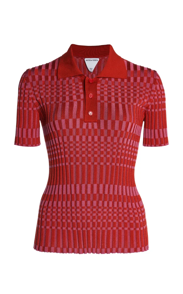 Check Polo Top