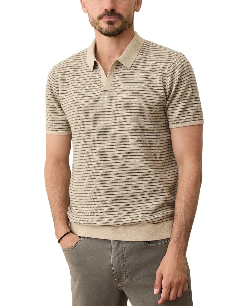 Liam Striped Sweater Polo