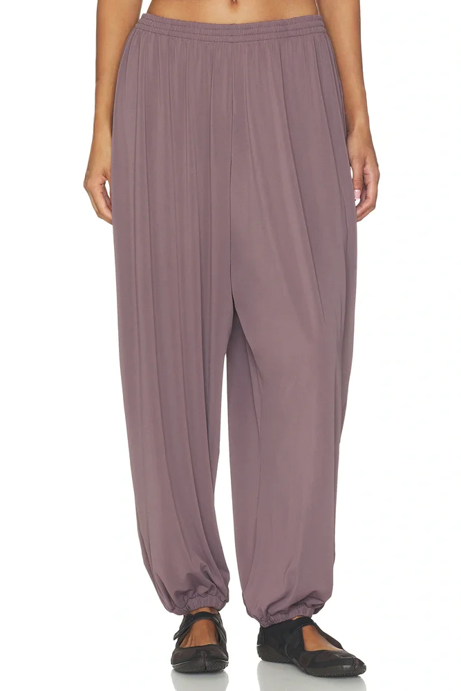 Stretch Knit Harem Pants