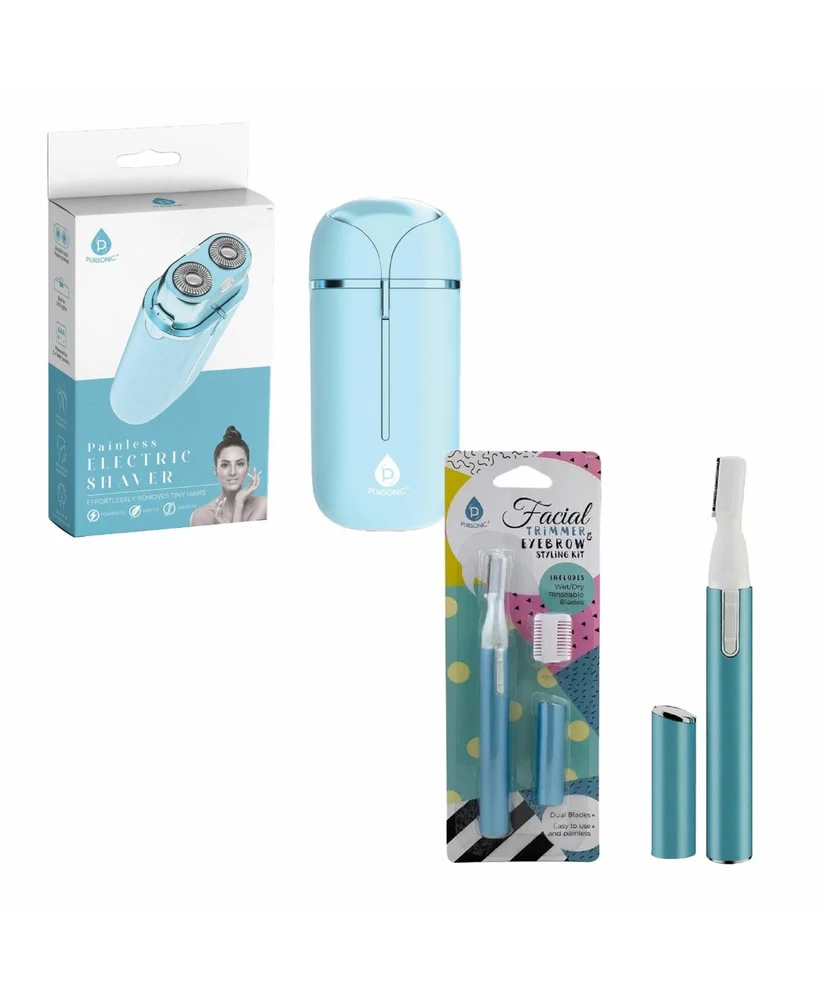 Perfect Precision: Facial Trimming, Brow Styling, and Painless Shaving in One Kit