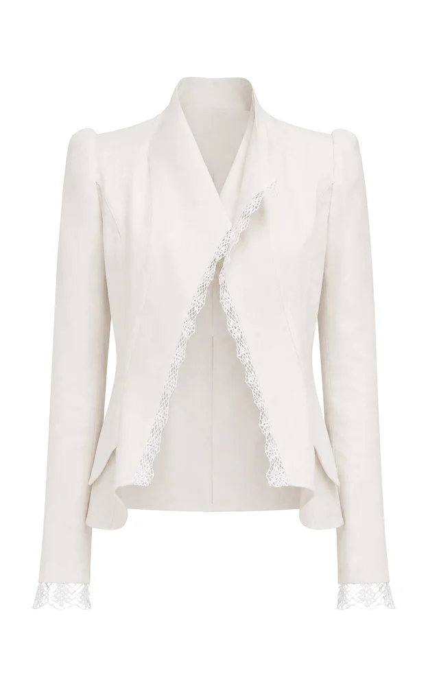Niebla Linen-Cotton Randa Jacket