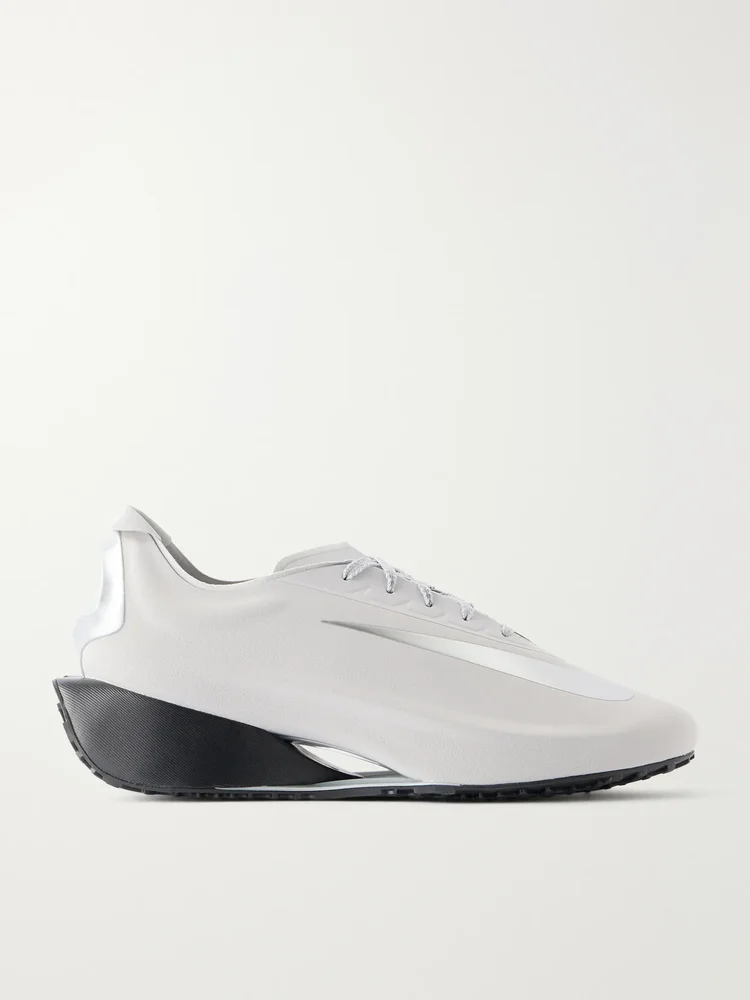 First Sight Noir rubber and textile sneakers