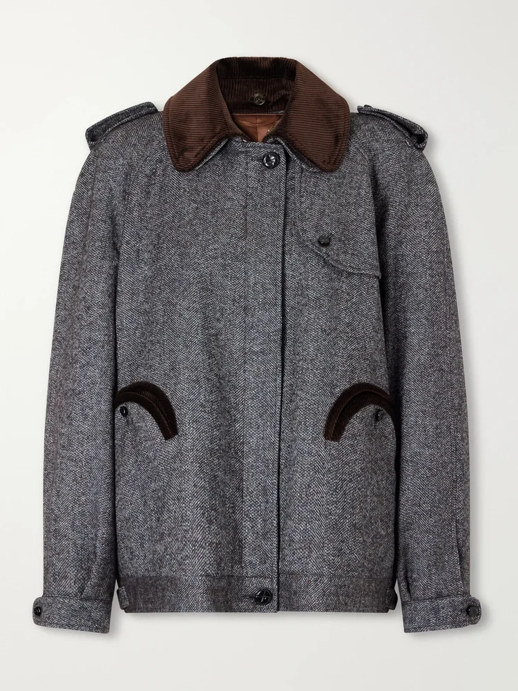 Chausie wool-blend jacket