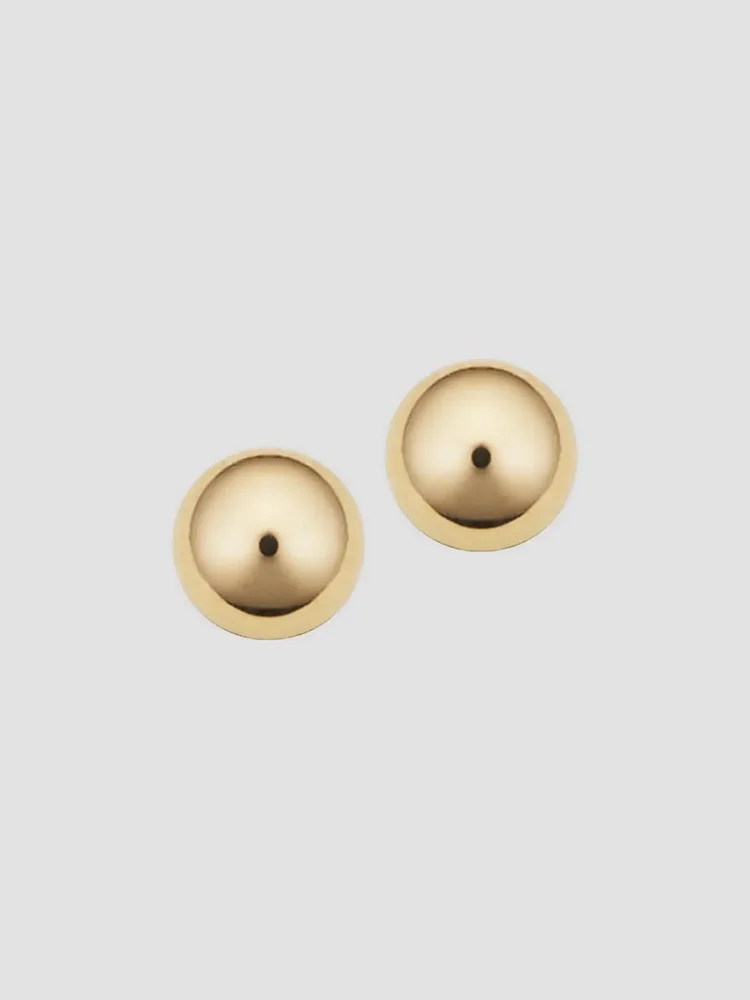14K Yellow Gold Petite Have A Ball Studs