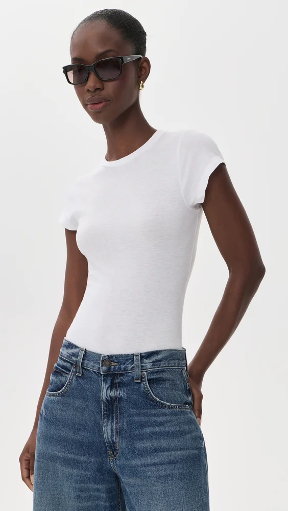 60s Slim Tee Thong Bodysuit
