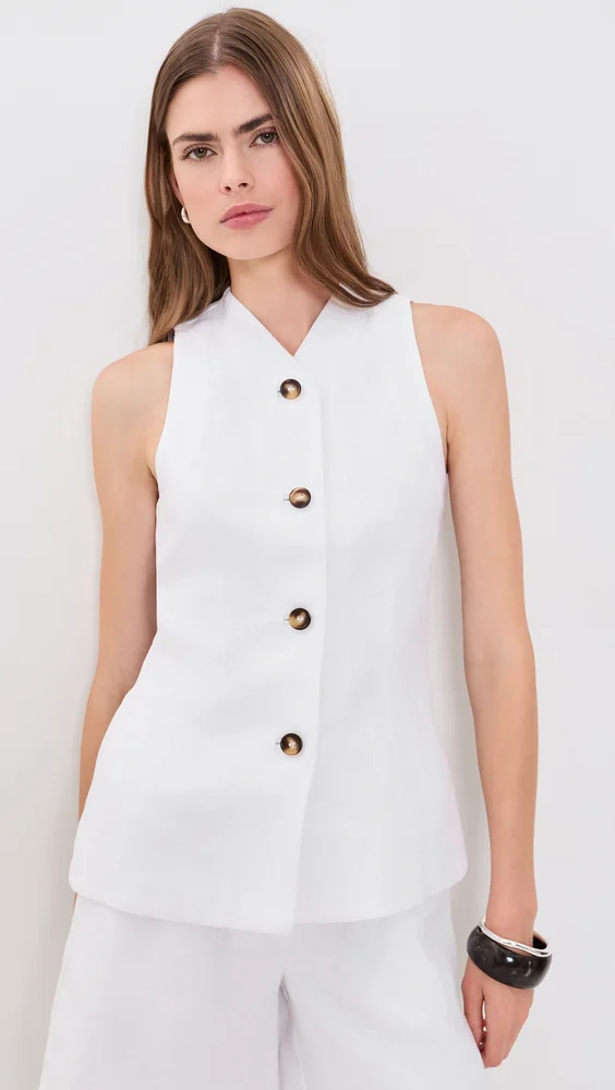 Dakota Linen Vest