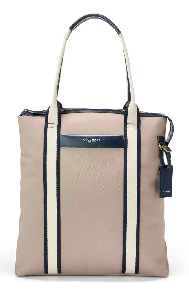 Judson North/South Brushed Twill Tote