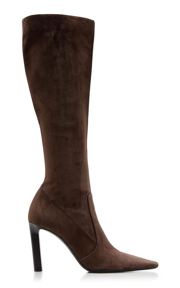 Francoise Suede Knee Boots