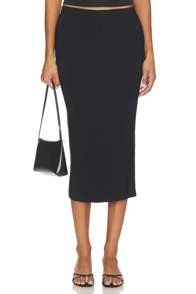 Flat Front Straight Skirt