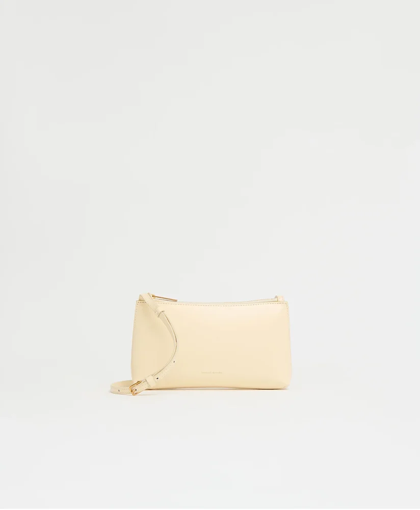 Mini Gaia Crossbody Bag - Crema/Ebony