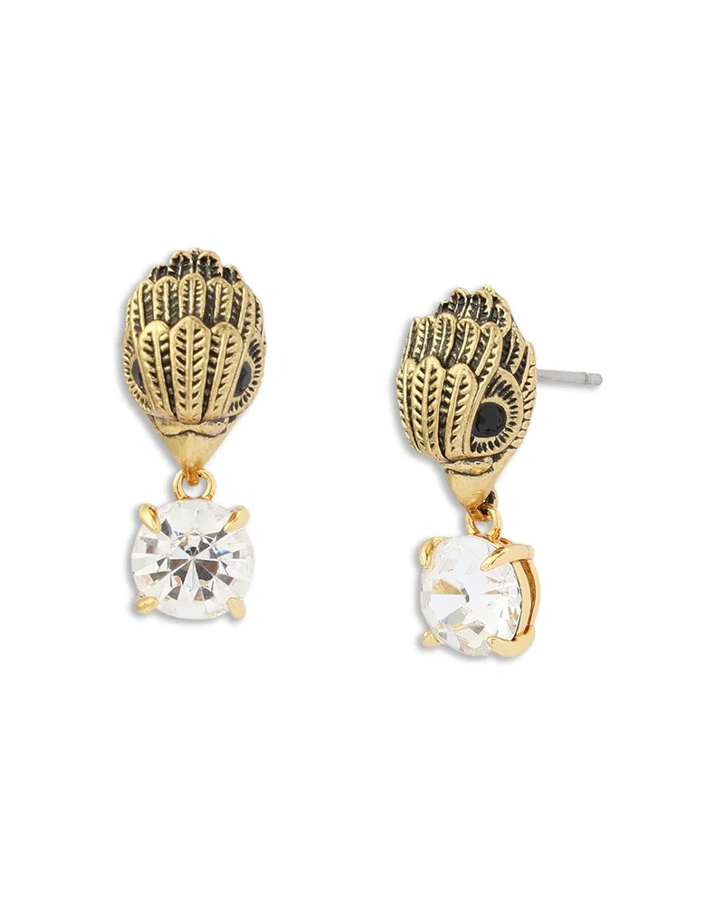 Signature Eagle Stone Drop Earrings
