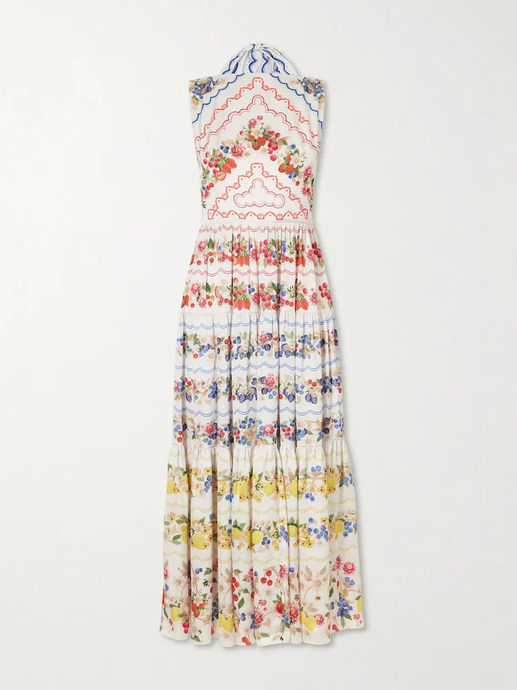 Sophia floral-print woven maxi dress
