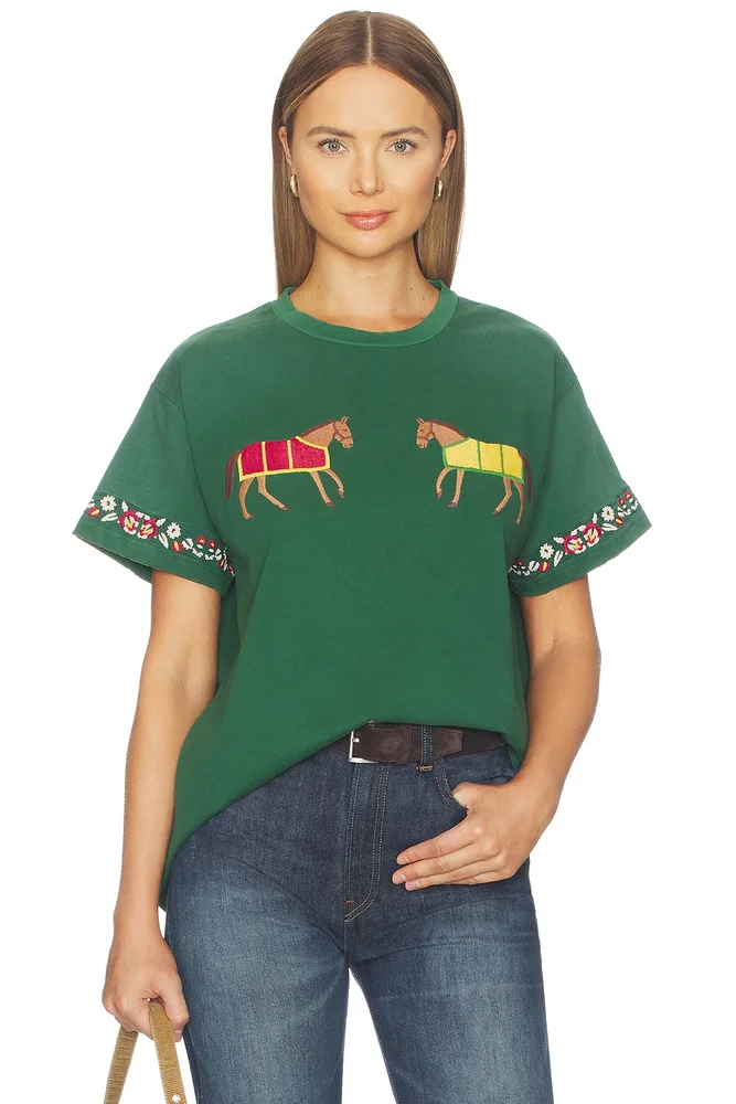 Embroidered Horse Equine Tee