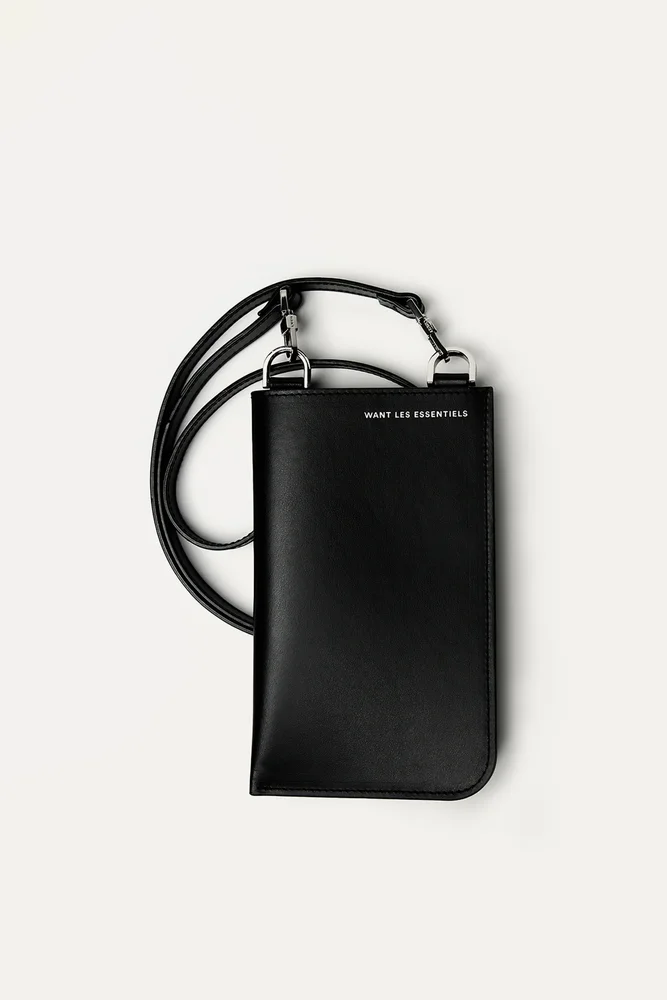 Arch Smooth Leather Phone Bag
