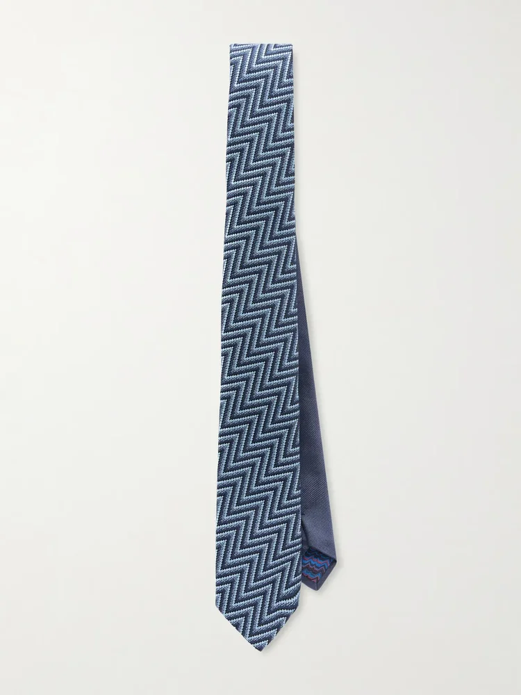 7cm Silk-Jacquard Tie