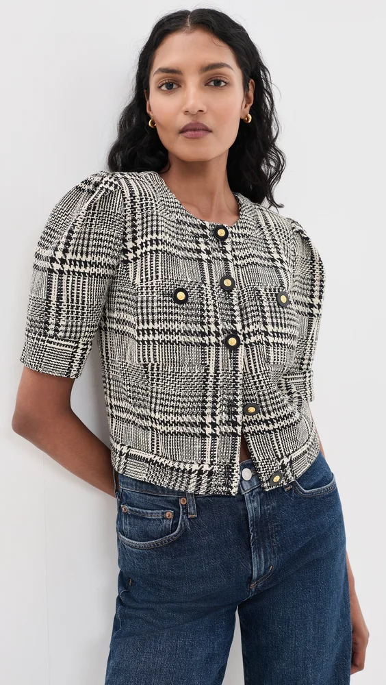 Allegra Short Sleeve Cropped Jacket