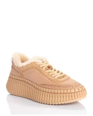 Women's Nama Shearling Platform Sneakers