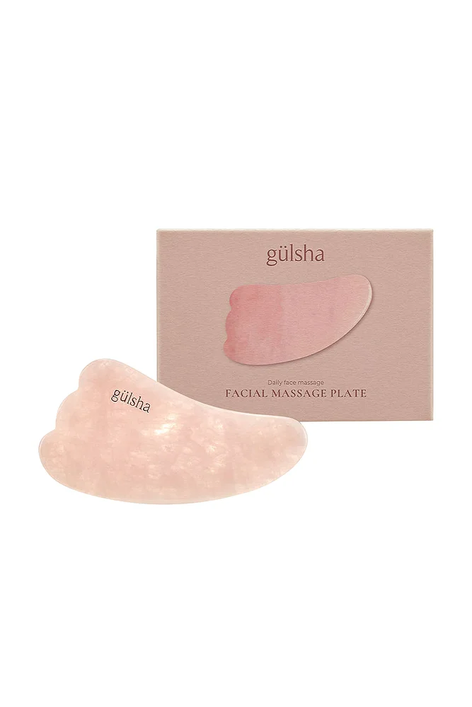 Rose Quartz Facial Massage Plate