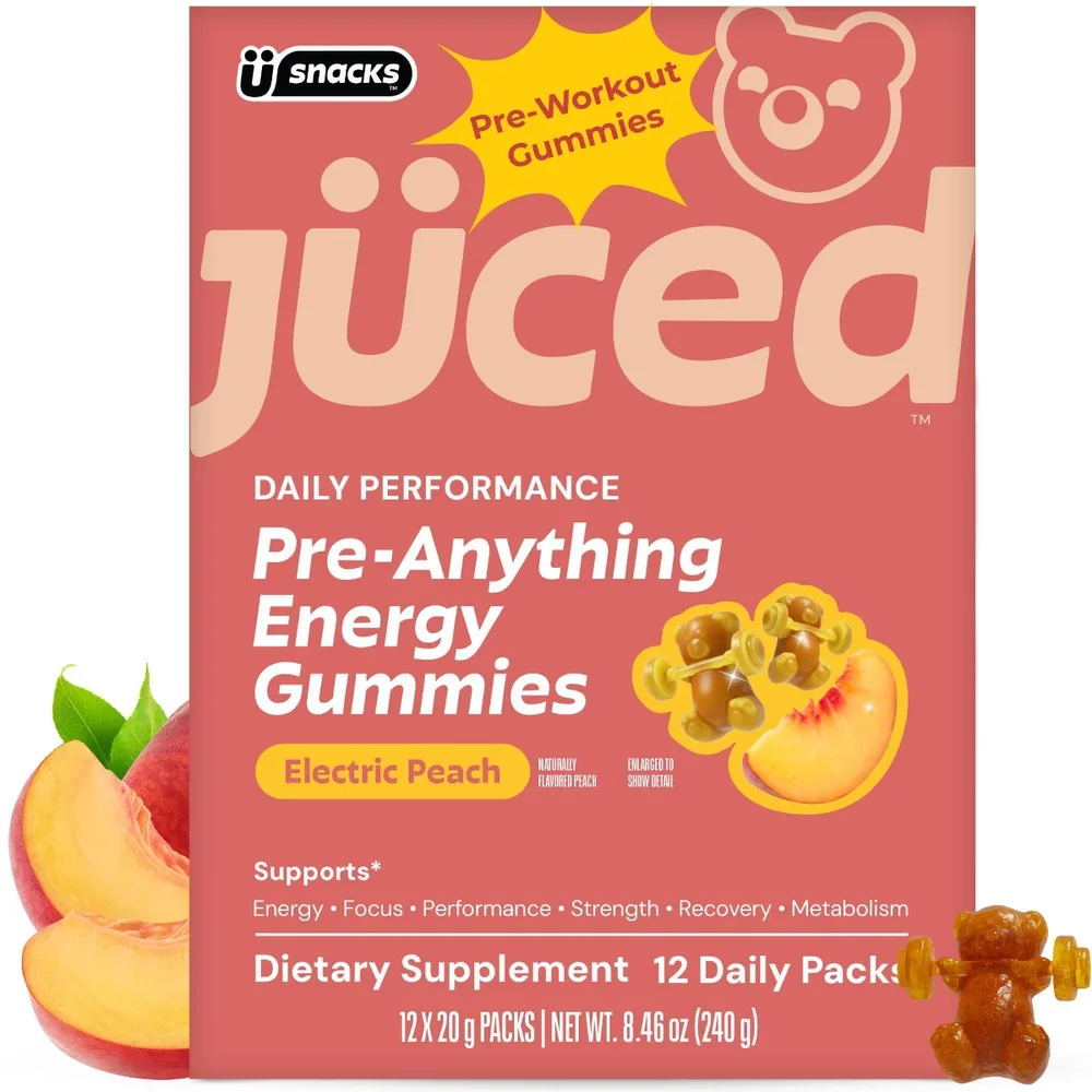 Jüced Pre-Workout Low Sugar Gummies