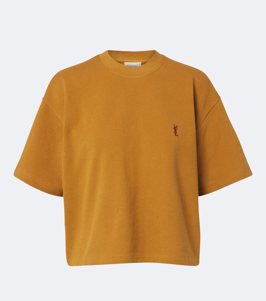 Cassandre oversized cotton piqué T-shirt