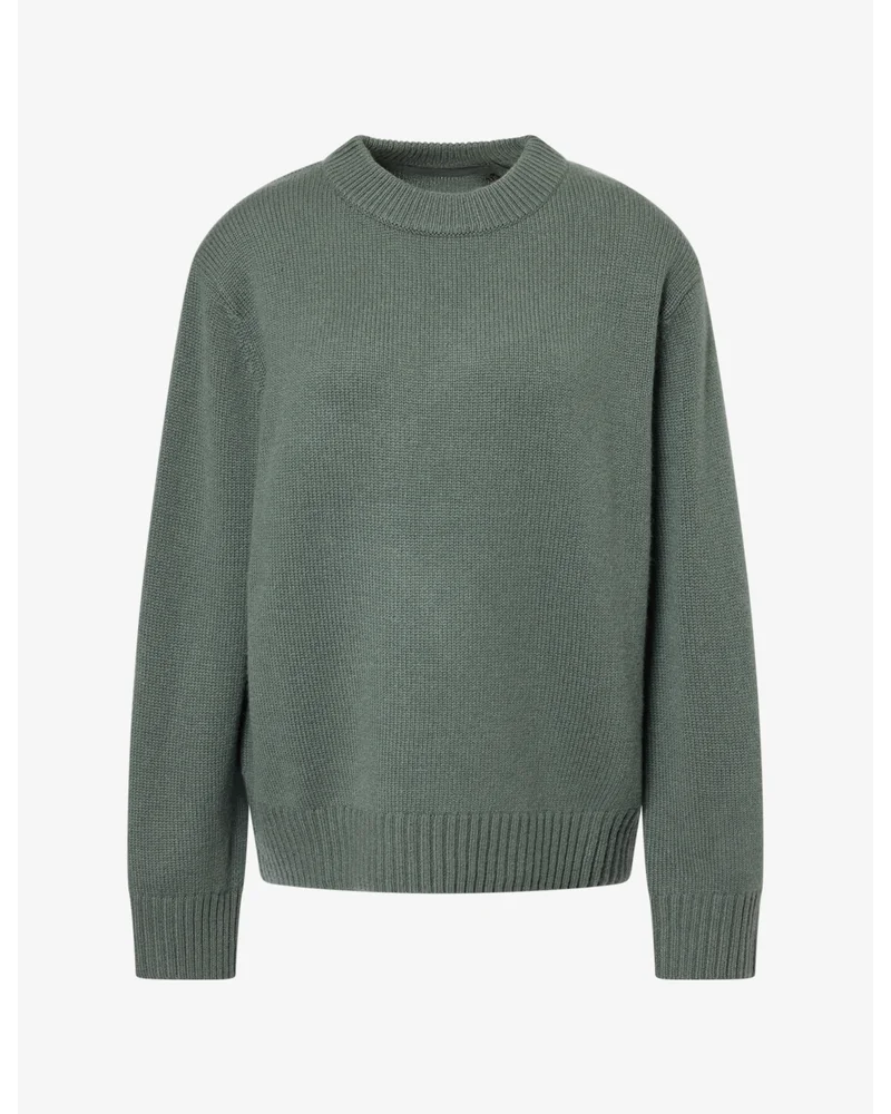 Crew-Neck Long-Sleeve Cashmere Jumper
