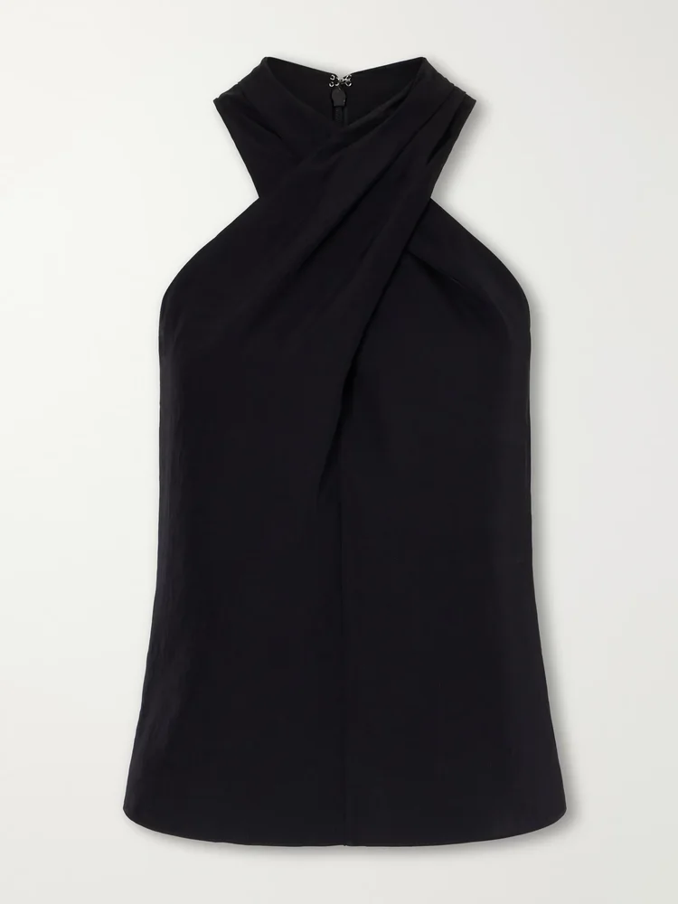 Crepe halterneck top