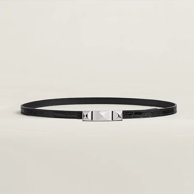 Infini belt buckle & Leather strap 13 mm