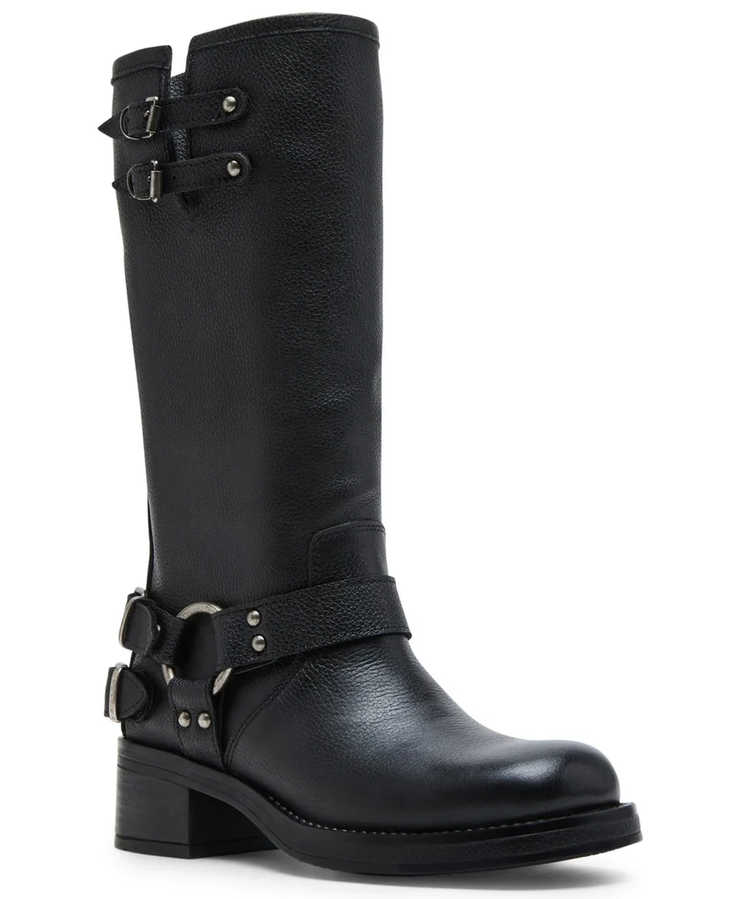 Astor Buckled Moto Boots