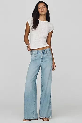 AMO Regina Mid-Rise Straight-Leg Jeans