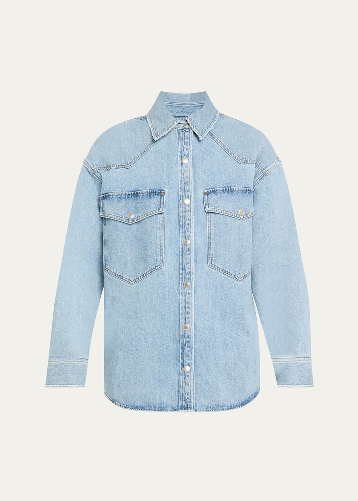 Lotta Long-Sleeve Denim Shirt