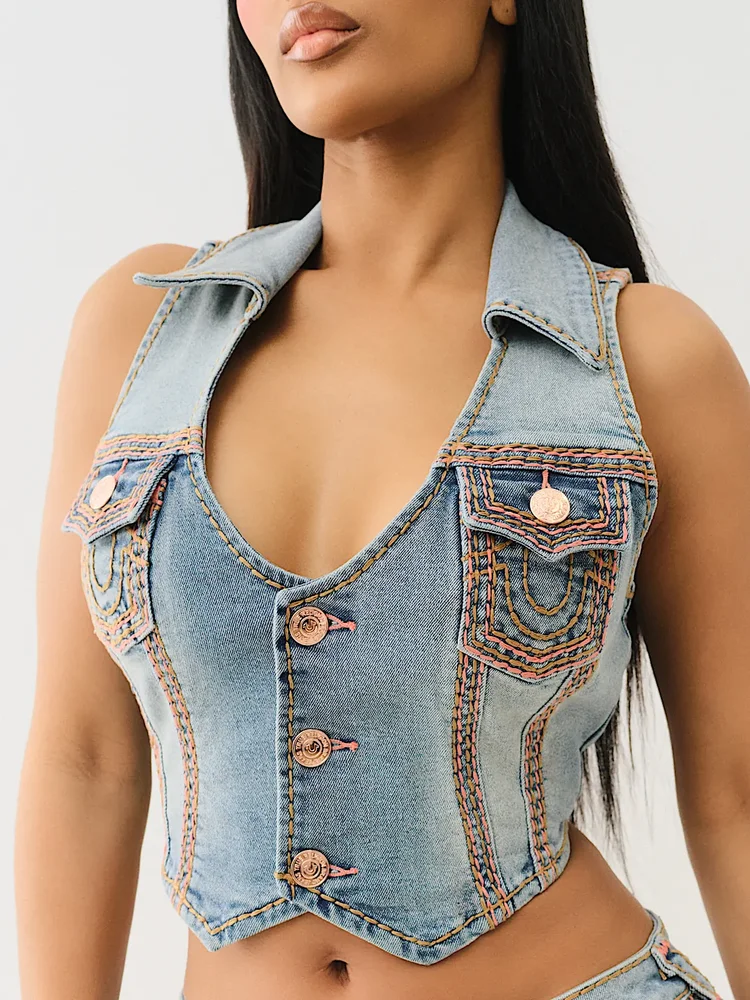 Super QT Denim Vest