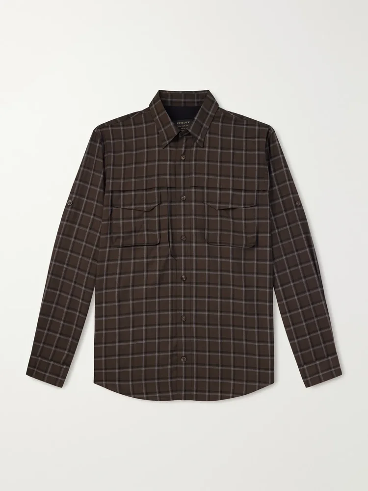 Checked Wool Shirt