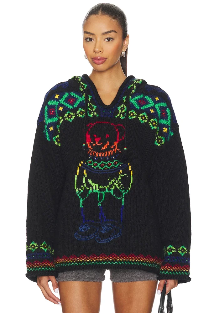 Big Pony Wool Turtleneck Sweater