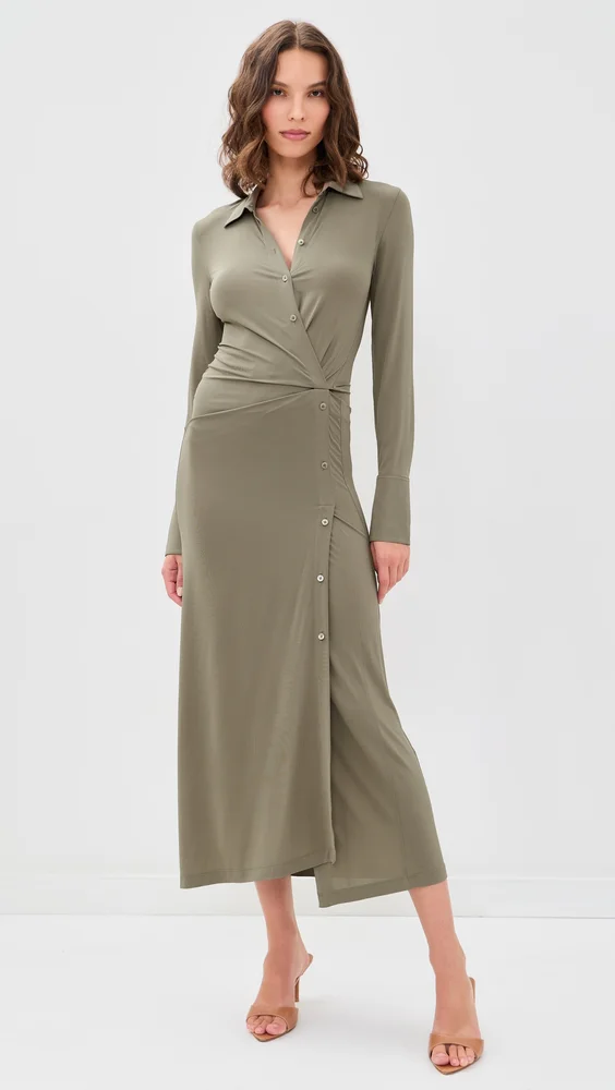 Twisted Shirt Dress