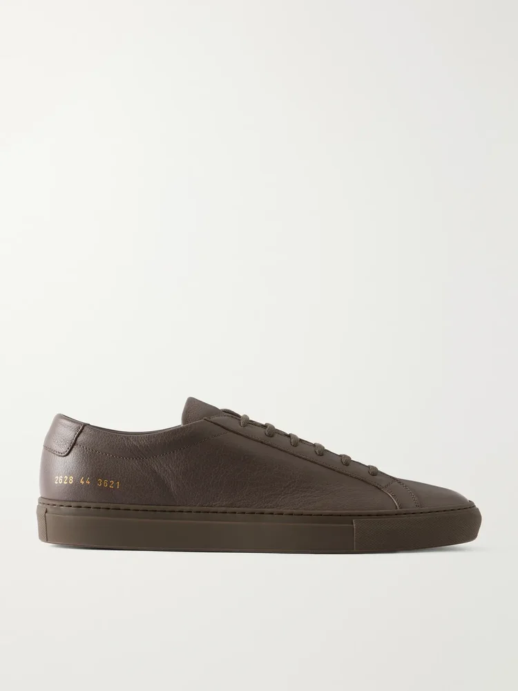 Achilles Full-Grain Leather Sneakers