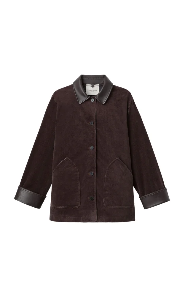 Cotton Corduroy Quilted Car Coat