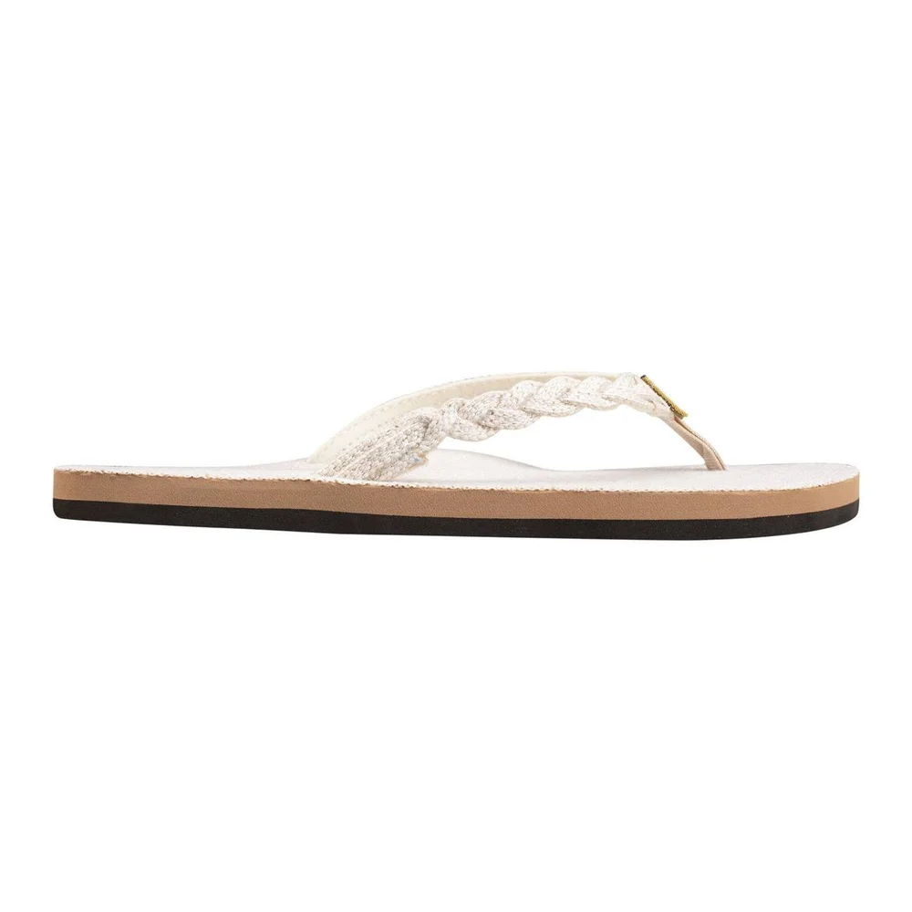 Hemp Flirty Braidy Flip Flop in Natural