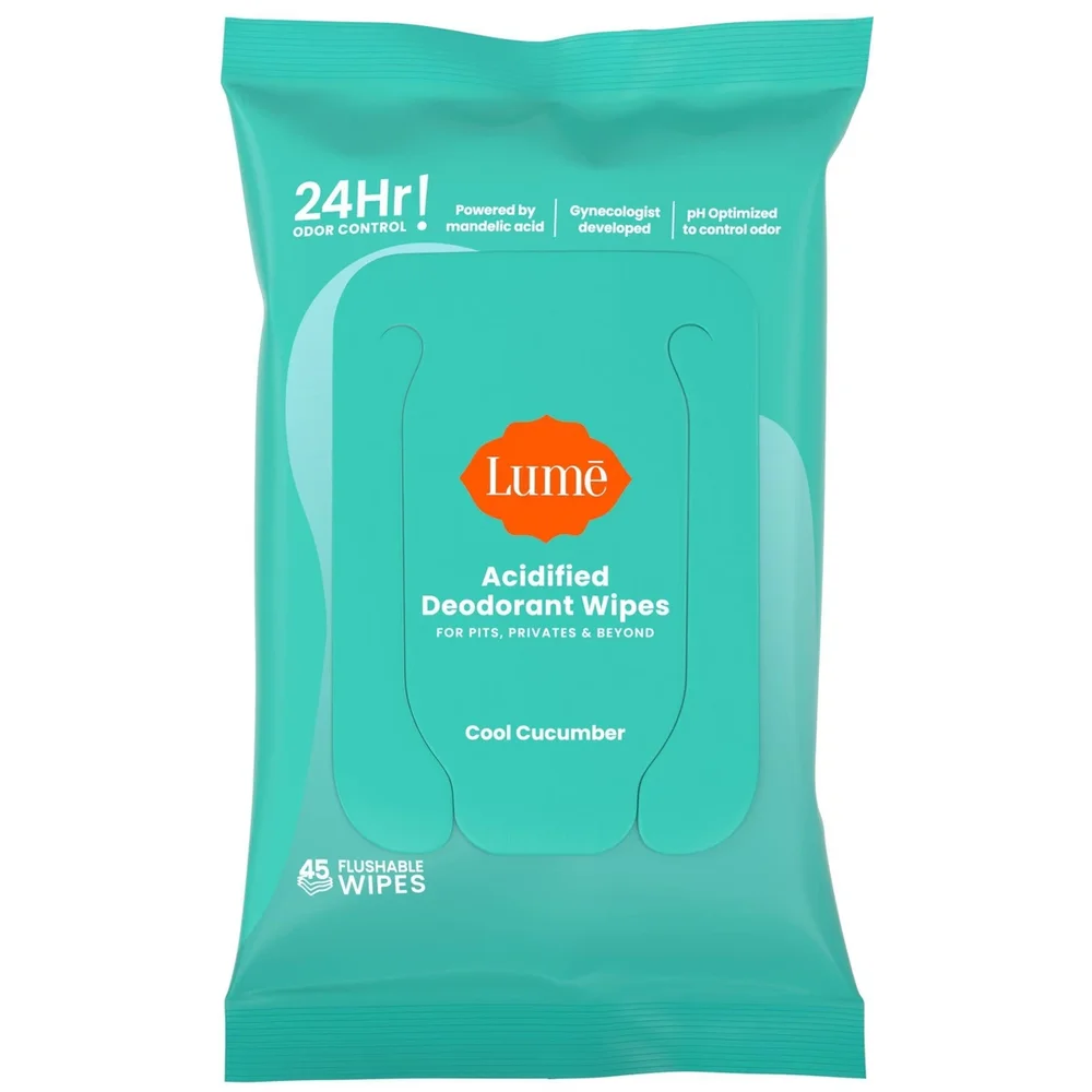 Acidified Deodorant Wipes