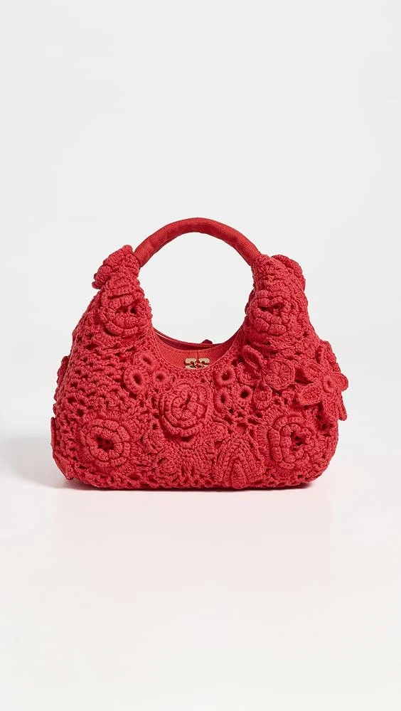 Mini Crochet Hobo Bag