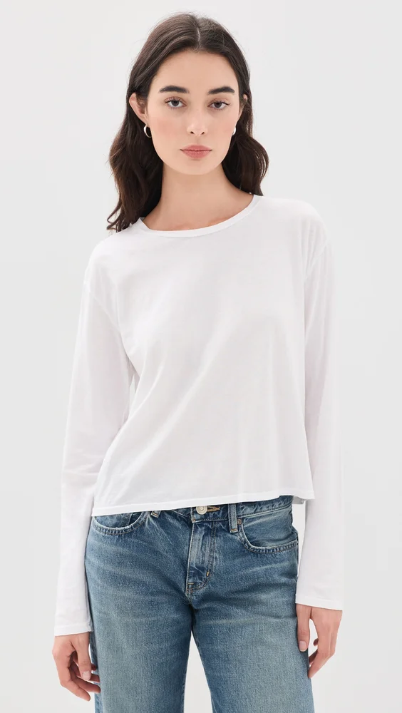 Harley Long Sleeve Boxy Crew Tee