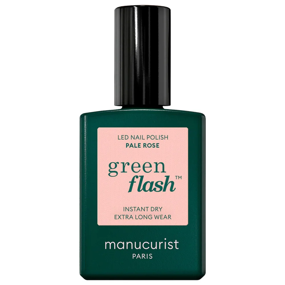 Green Flash LED Gel Nail Polish Color, Non-Toxic Nail Polish in Pale Rose
