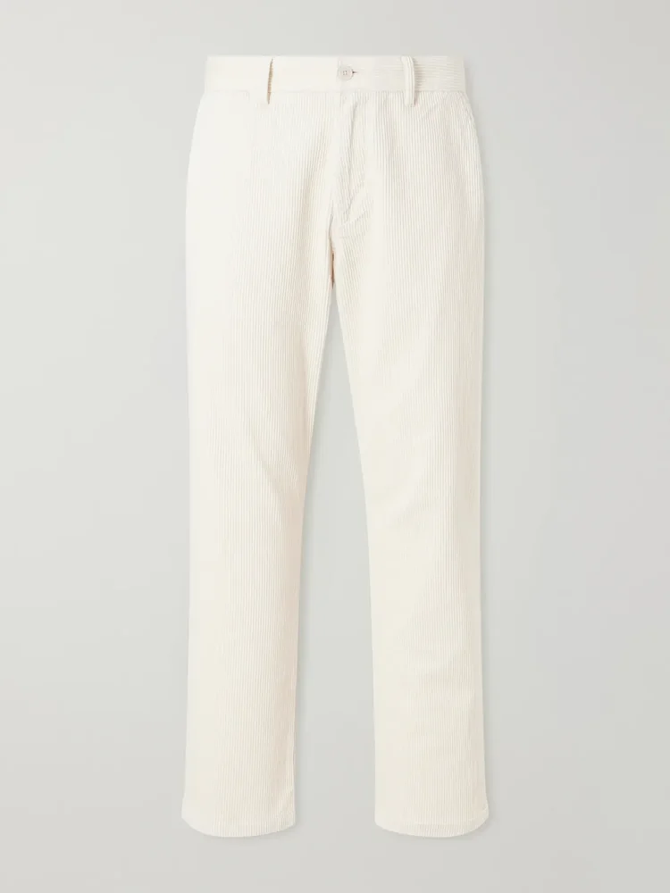 Aden 50004 Straight-Leg Organic Cotton-Corduroy Trousers