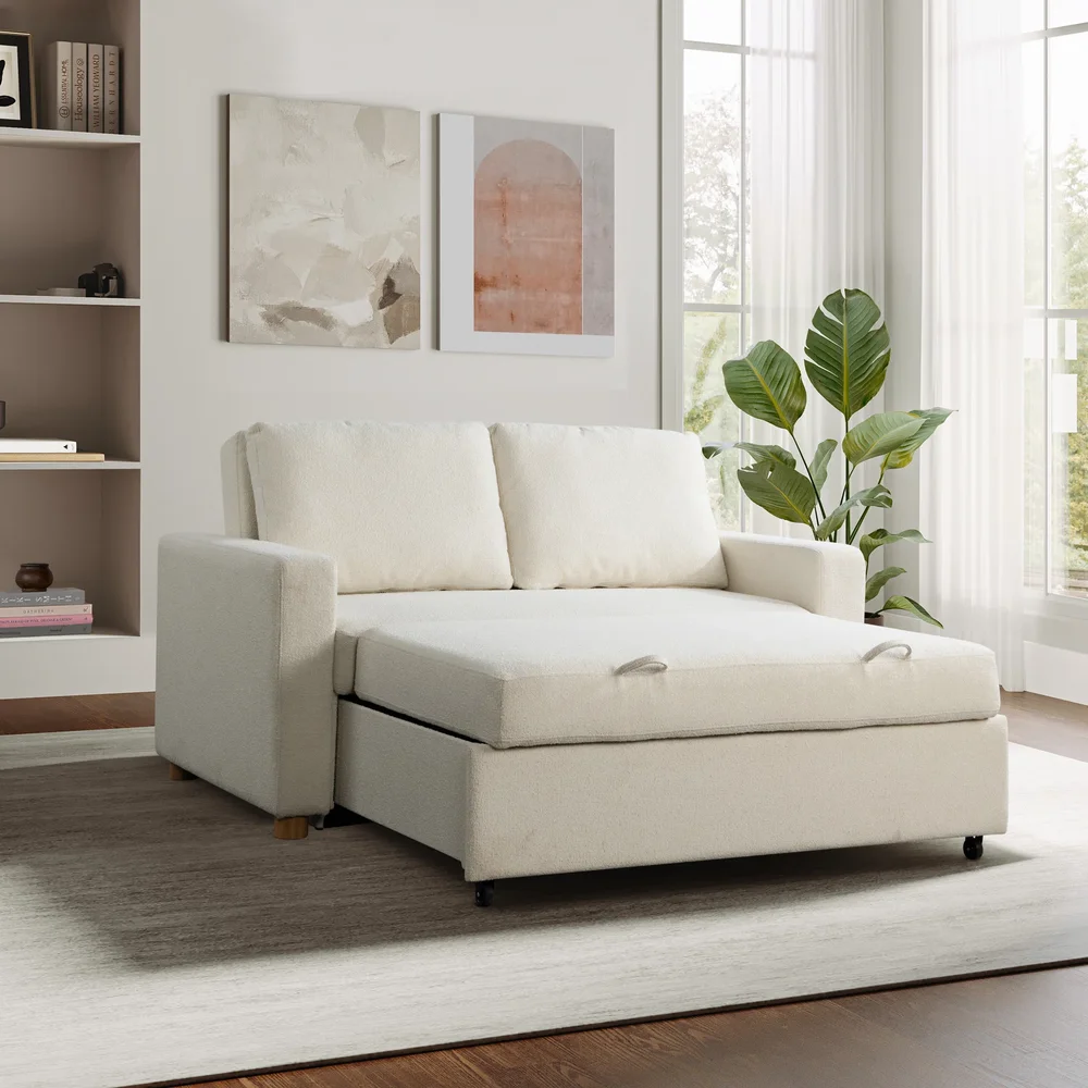 Serta Trinity Convertible Sleeper Loveseat