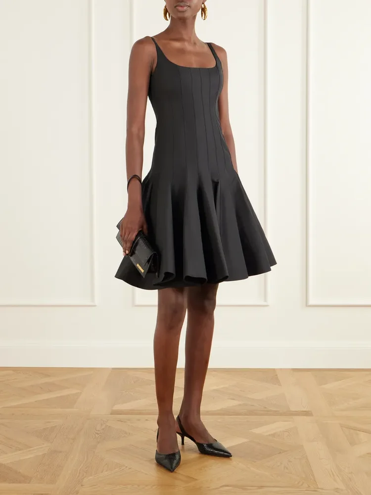 La Robe Agave cotton mini dress