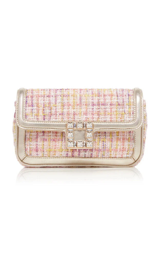 Viv' Jeu De Fille Tweed Envelope Bag
