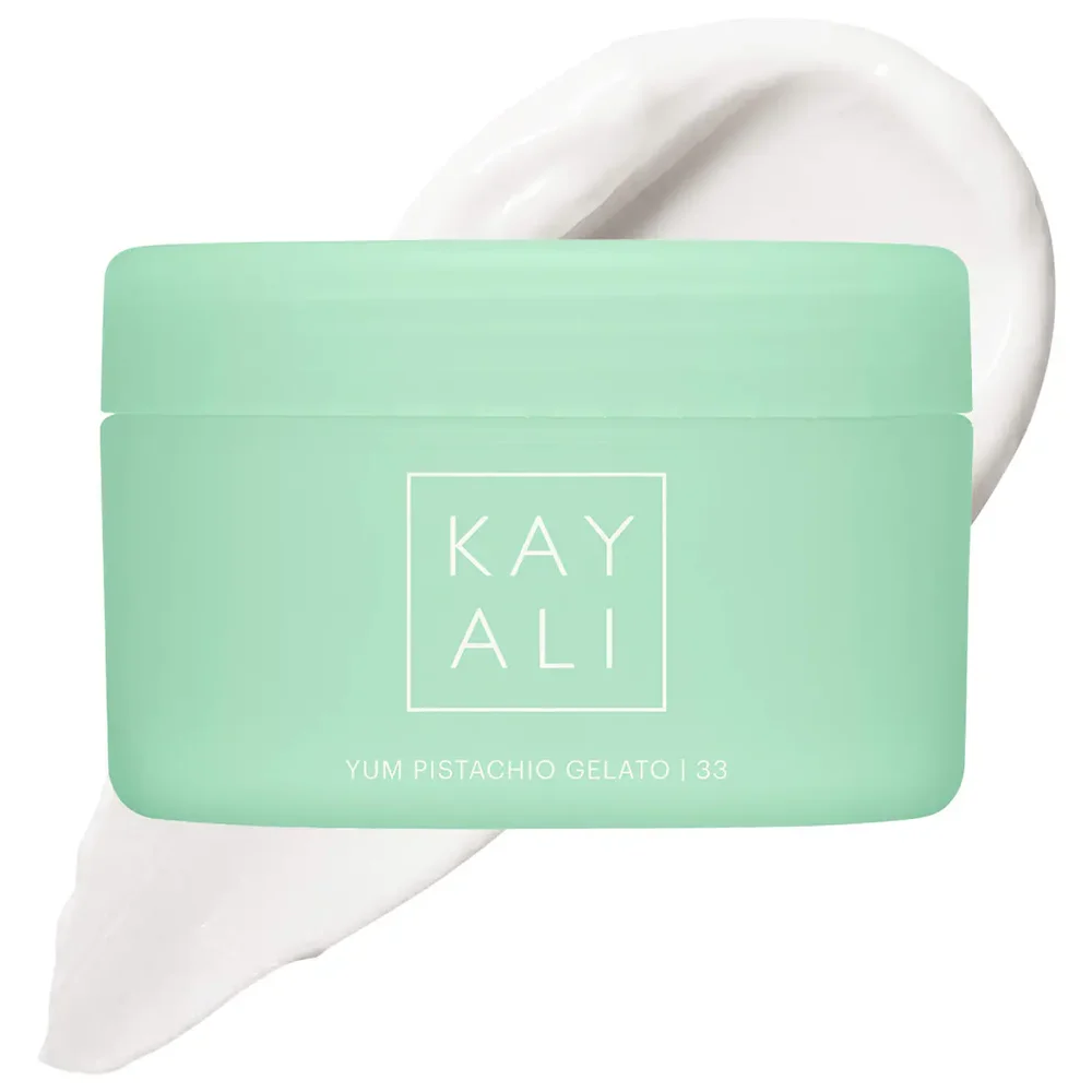 Yum Pistachio Gelato 33 Silk Soufflé Body Cream with Hyaluronic Acid + Kayali Dream Elixir