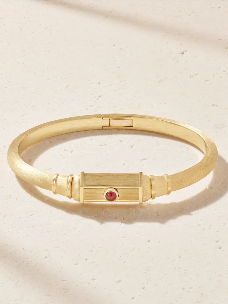 18-karat gold ruby bracelet